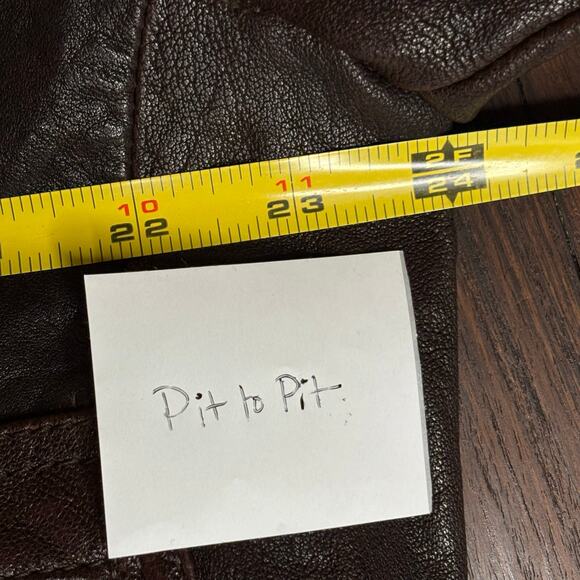 Dolce & Gabbana VTG FW 2005 Heavy Brown Leather Bomber Jacket Size 54 IT 44 US - Picture 8 of 13